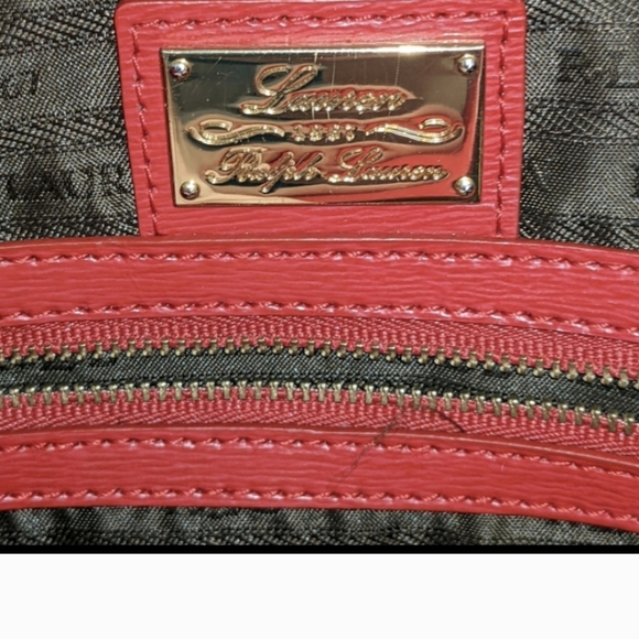 Ralph Lauren Red Bennington Bag - Picture 3 of 5